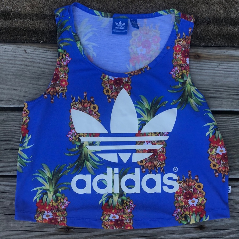 🍍ADIDAS PINEAPPLE CROP TANK🍍